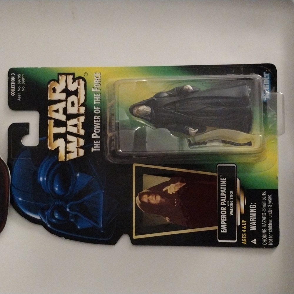 Vintage Star Wars The Power Of The Force Emperor Palpatine W/ Walking Stick